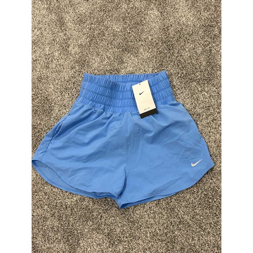 Nike Women's Light Blue Athletic Shorts